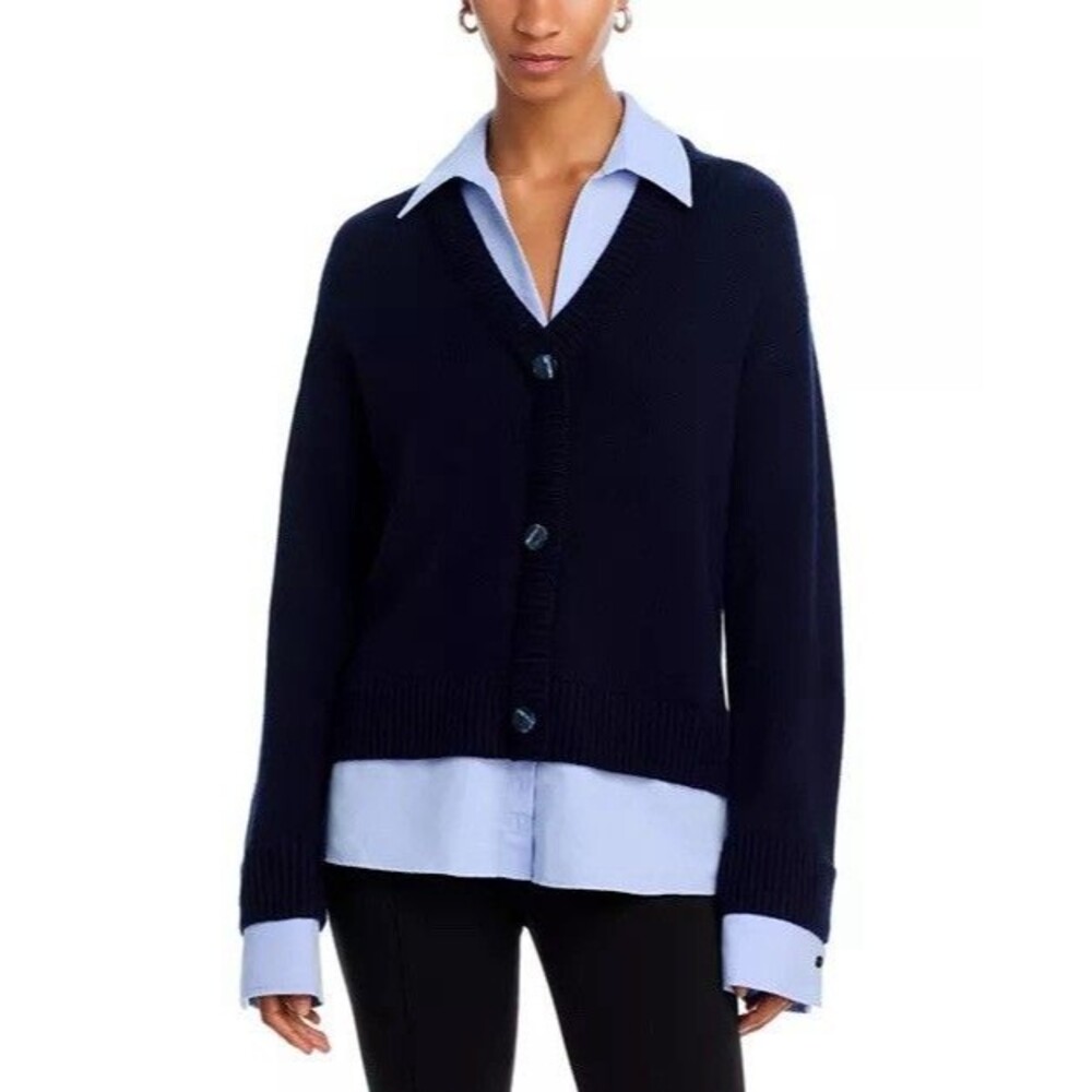 Cinq à Sept Megan Layered Knit Pullover